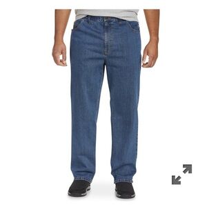 NWT Harbor Bay Men's Continuous Comfort Denim sz 42x32